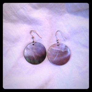 Gorgeous shell earrings, hoops, bangle & necklace