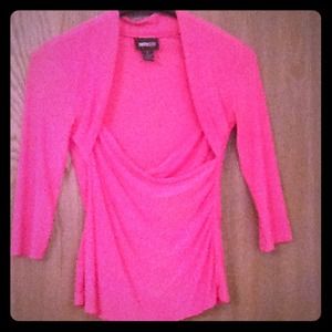 Sold~Drape Front knit blouse $$REDUCED$$~