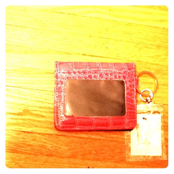 Hot pink animal print wallet