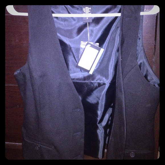 Black  Stretch Vest (WOMEN VEST)