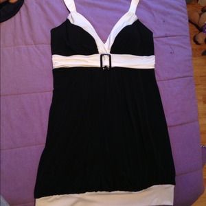 Black and white dress