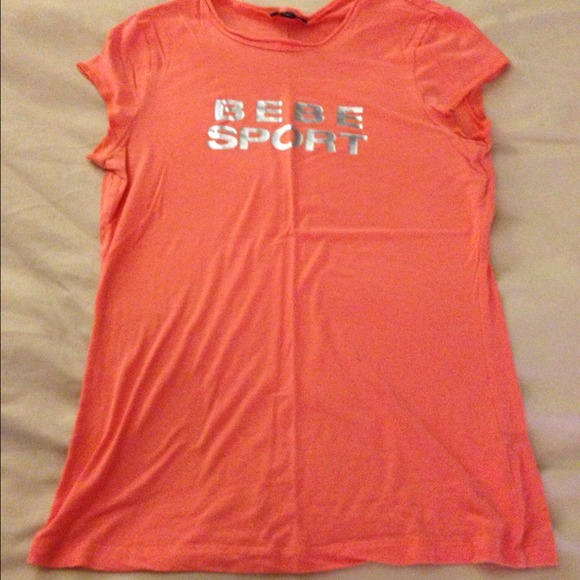 Bundle: Bebe white, blue and coral top.