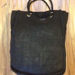 Sold***J Crew linen mini tote