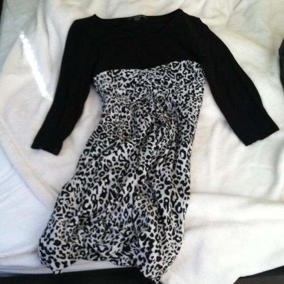 Leopard and black dress 🎀🎀🎀