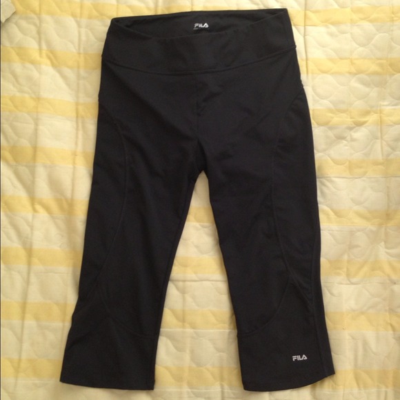 *BUNDLE* TWO FILA workout capris pants S&M