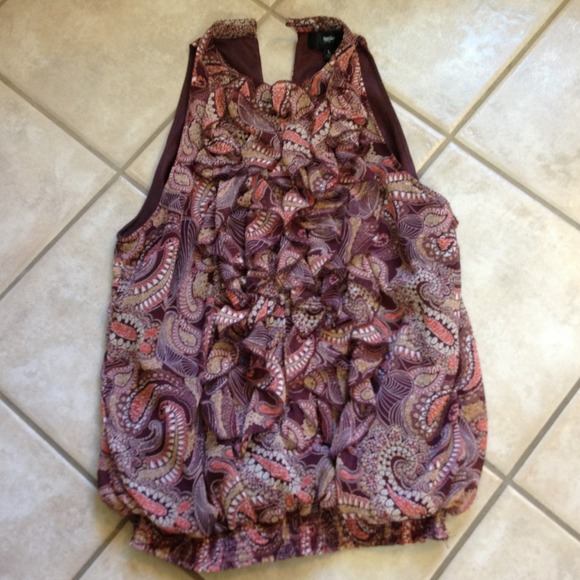 Mossimo Tops - 💢BUNDLE💢9 Tops Paisley Ruffled Blouse