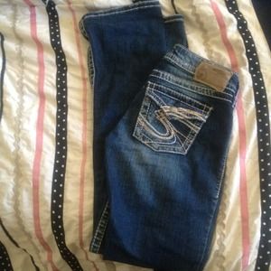 🎀🎀traded🎀🎀Silver pioneer bootcut jeans