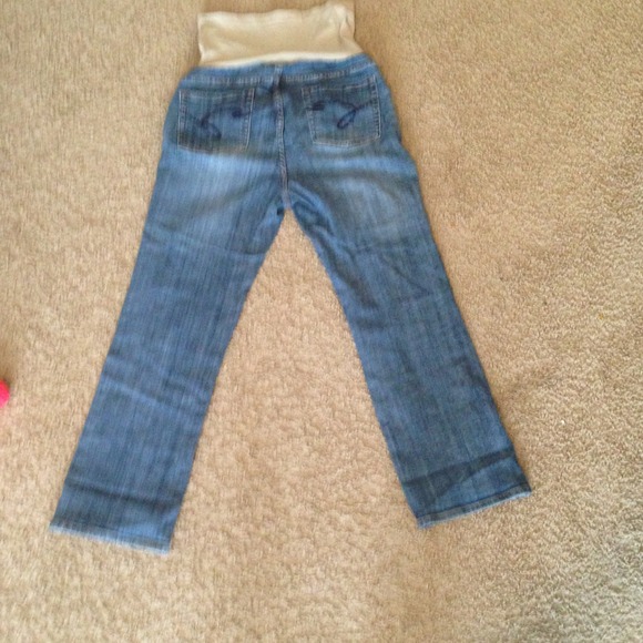 🚚Maternity stretch jeans has support waist - Picture 2 of 3
