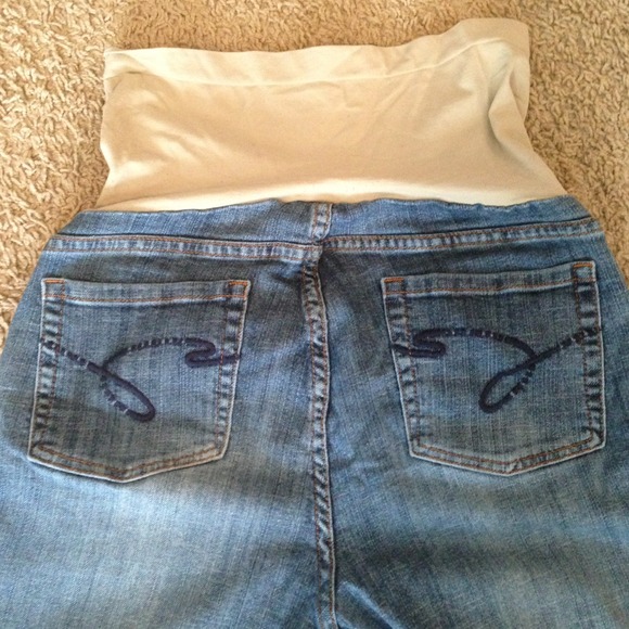 🚚Maternity stretch jeans has support waist - Picture 3 of 3