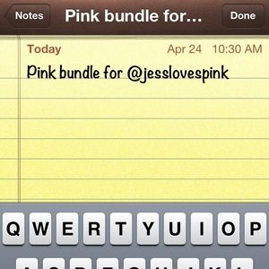 Bundle for @jesslovespink