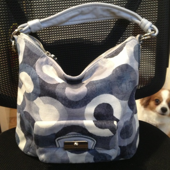 Coach Handbags - Dropped Price!!!! Coach Denim Bag!!