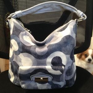 Dropped Price!!!! Coach Denim Bag!!