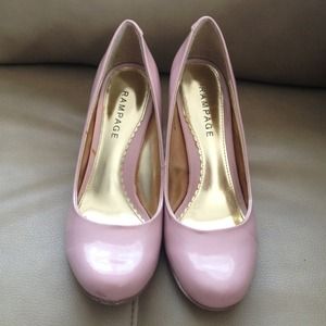 Pink Patten Leather high heels