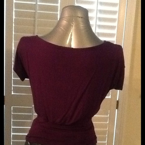 XXI Eggplant top - Picture 2 of 2