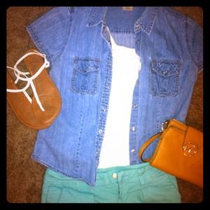 🎽Denim button shirt🎽