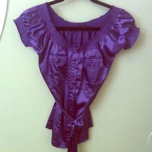 G by Guess Purple Blouse