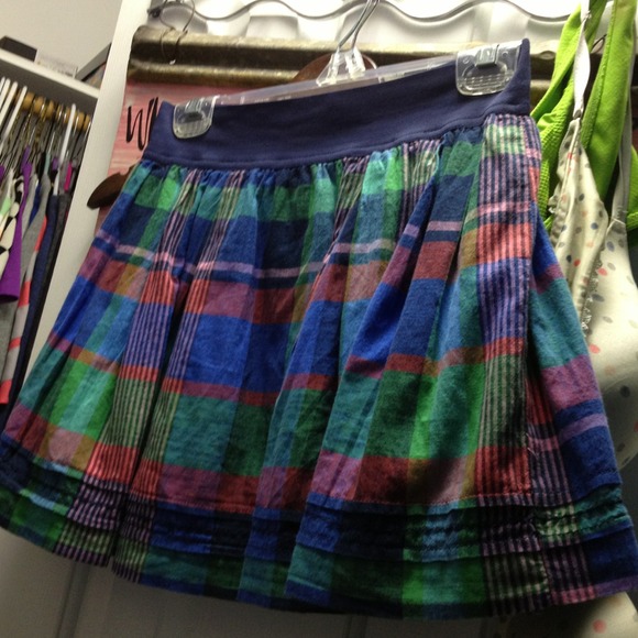 Plaid skirt from Abercrombie