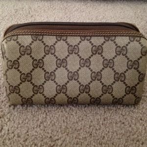 Reserved...gucci makeup bag