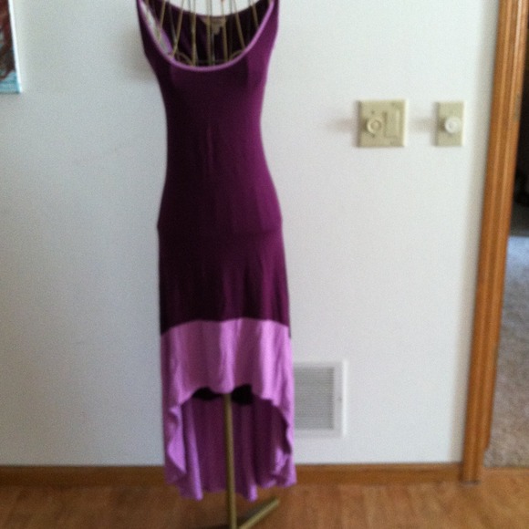 Purple maxi dress