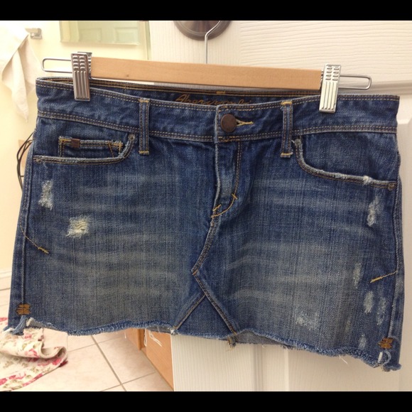 Abercrombie and Fitch denim mini skirt