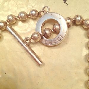 Gucci silver necklace