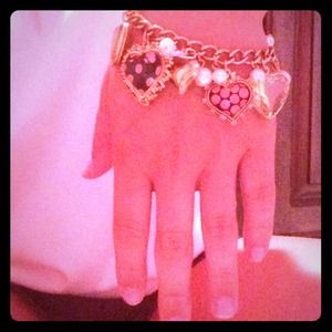 Betsy Johnson charm bracelet