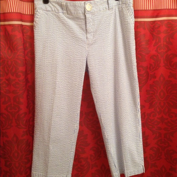 🔸Izod Seersucker Crop Pants🔸