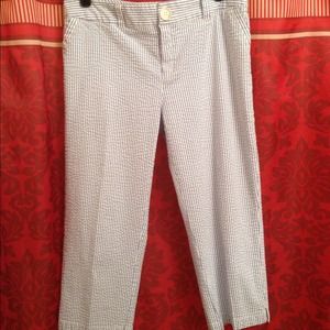 🔸Izod Seersucker Crop Pants🔸