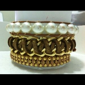 3 bracelets.