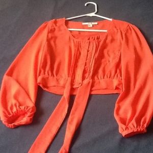 Pink top..cool spring and summer look.