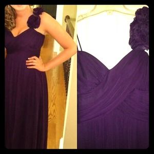 Cache purple prom dress!