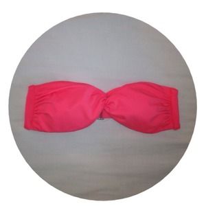 Victoria's Secret Bandeau Swimsuit Top Coral Color