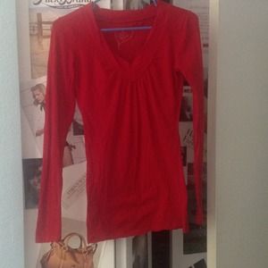 Red vneck from rue21