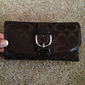 🔴REDUCED🔴💯👍Authentic Coach Wallet