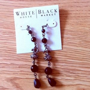 Black and silver earrings