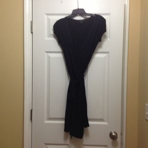 Express black wrap dress