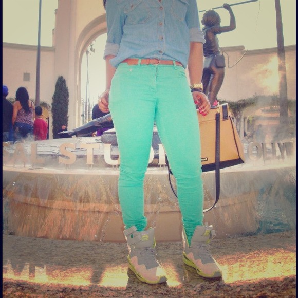 Pants and shoes.