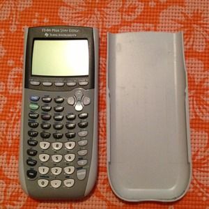 TI 84 Plus Silver Edition graphing calculator