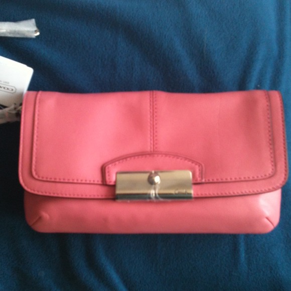 Large COACH wristlet