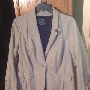 Tan Blazer! Like New!!
