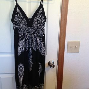 Black and white sundress