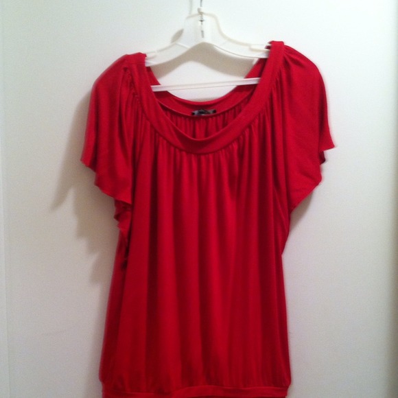 Bundle-red top, pink top and black with whit top