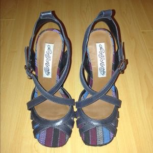 Naughty Monkey colorful heel shoes