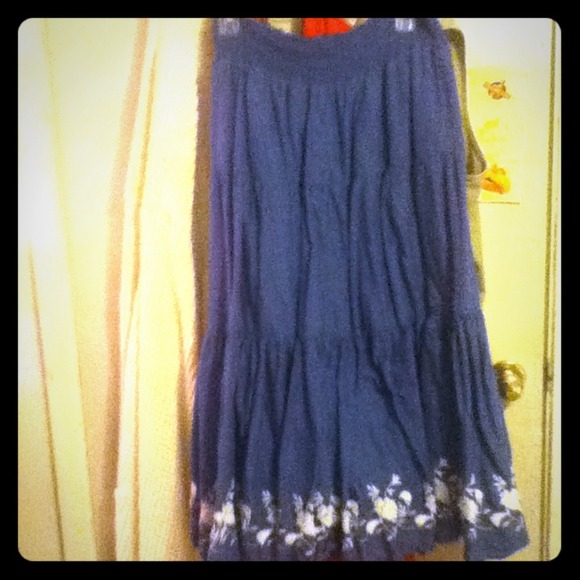 Long Blue Old Navy Skirt✨