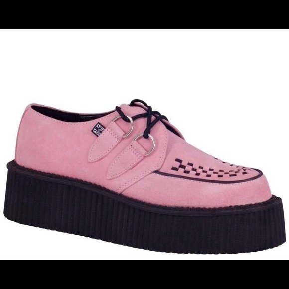 TUK Shoes - TUK Creepers "Mondo" In Pink