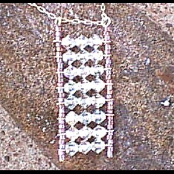 swarovaki cryatal sterling necklace