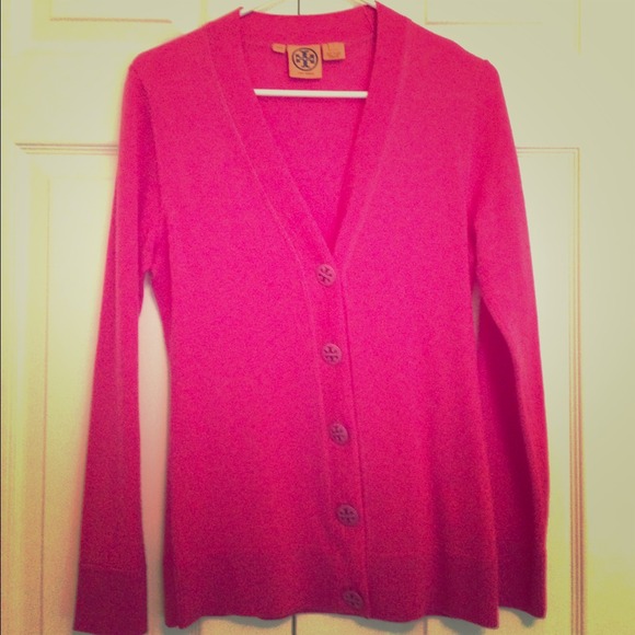 Authentic Tory Burch Simone Merino wool cardigan