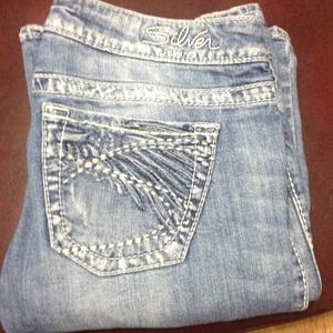 Silver jeans