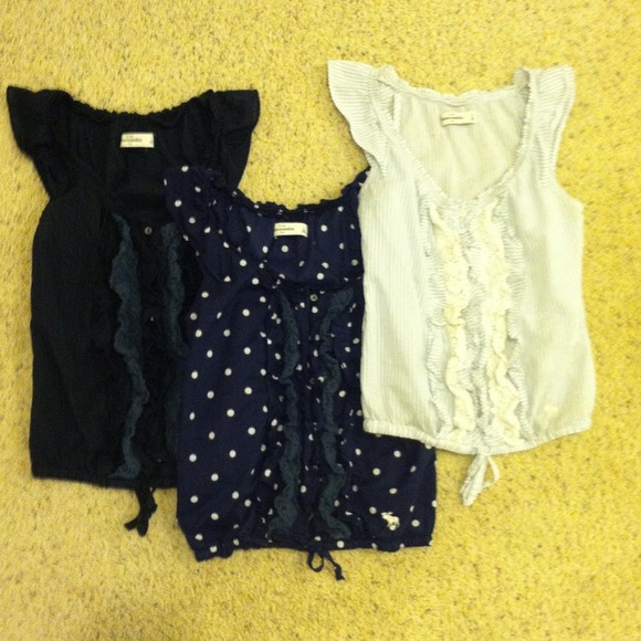 3 Abercrombie dress shirts!