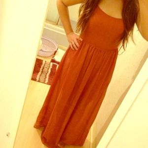 SOLD!!!!!!!! Chiffon maxi dress!!!!